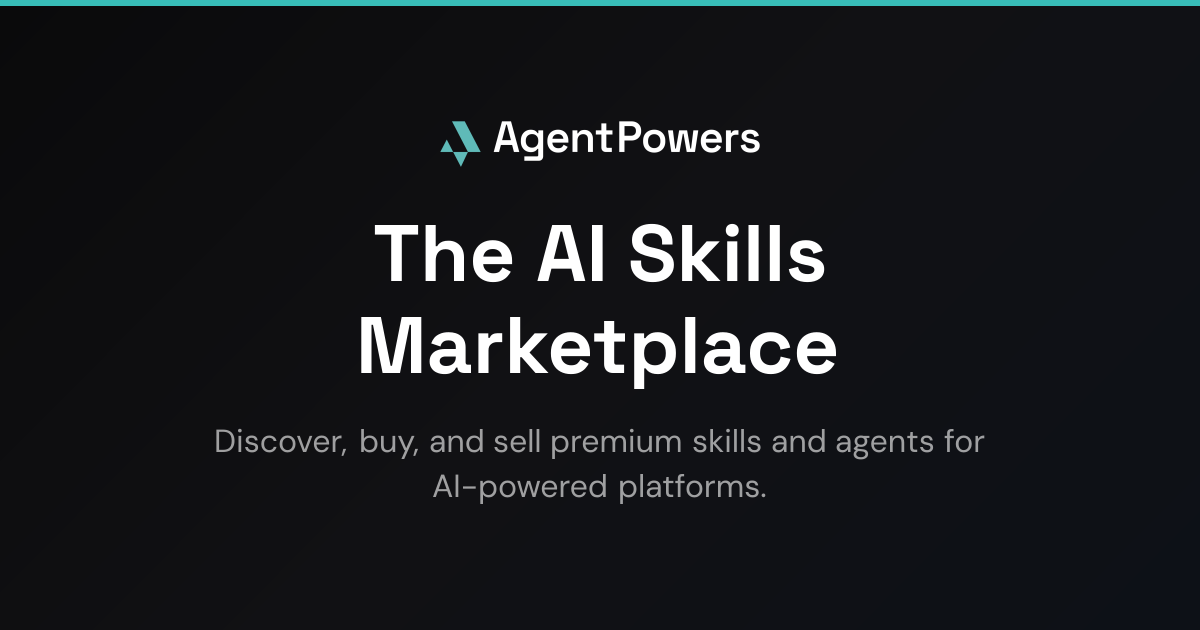 AgentPowers - The Premium AI Skills Marketplace for Claude, Cursor ...